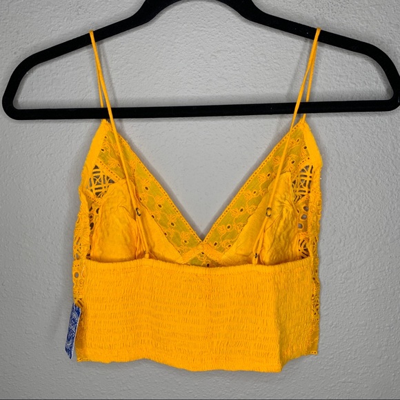 NEW Free People Carina Bralette in Mango - Picture 3 of 6
